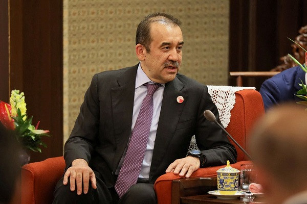 karim massimov chairman of the national security council of kazakhstan meets with chinese vice president wang qishan at zhongnanhai in beijing china april 8 2019 photo reuters