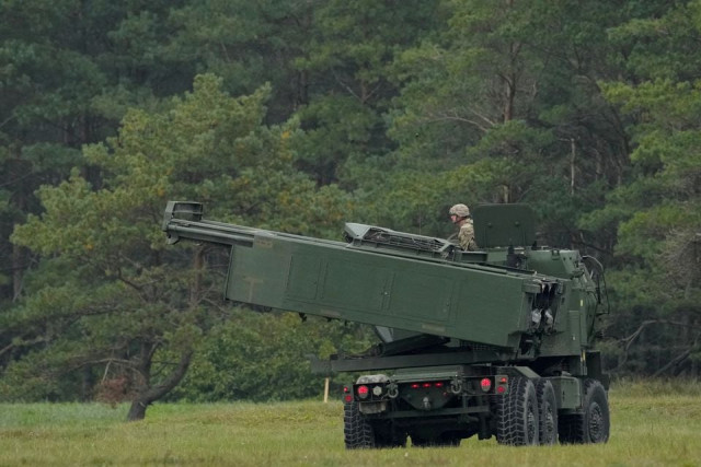 a m142 high mobility artillery rocket system himars takes part in a military exercise near liepaja latvia september 26 2022 photo reuters file a m142 high mobility artillery rocket system himars takes part in a military exercise near liepaja latvia september 26 2022 photo reuters file