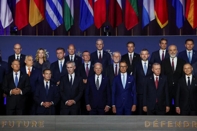 nato leaders attend 75th anniversary in washinton credits reuters nato leaders attend 75th anniversary in washinton credits reuters