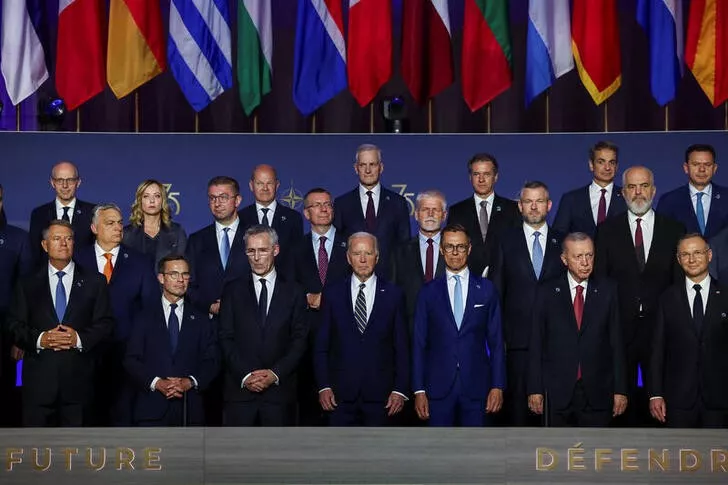 nato leaders attend 75th anniversary in washinton credits reuters nato leaders attend 75th anniversary in washinton credits reuters