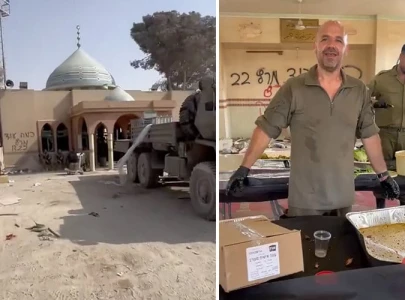 watch israeli soldiers desecrate mosque in rafah turn it into restaurant watch israeli soldiers desecrate mosque in rafah turn it into restaurant