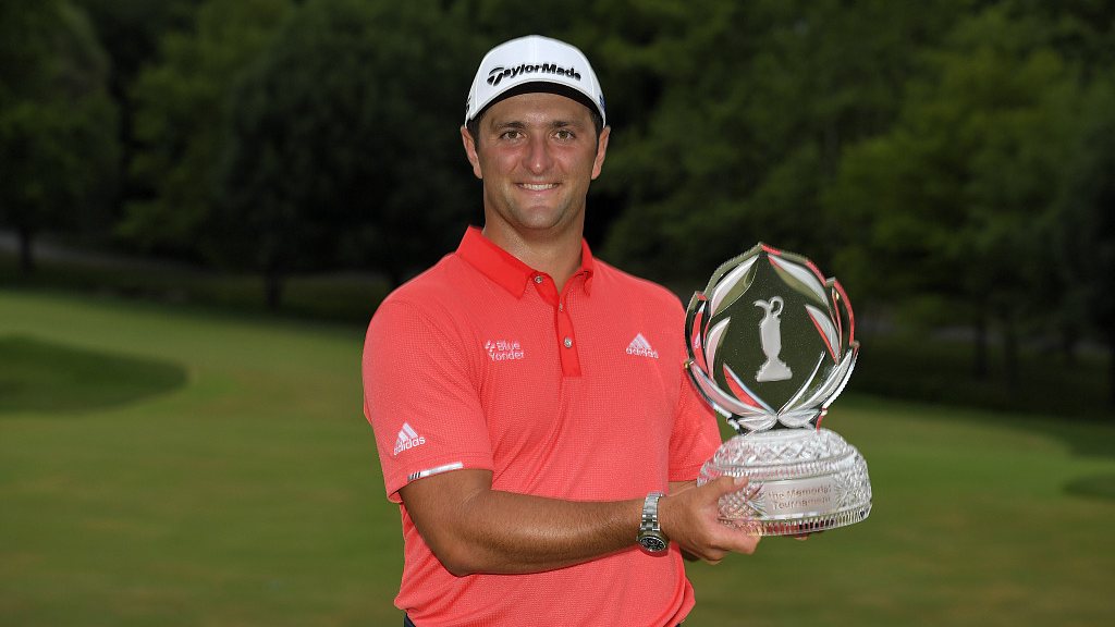 Rahm wins PGA Memorial to seize world number one ranking