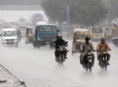 weather turns pleasant as first monsoon rain lashes several karachi areas