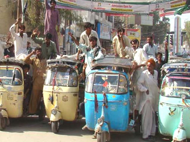 rickshaw drivers protest increase in lpg prices rickshaw drivers protest increase in lpg prices