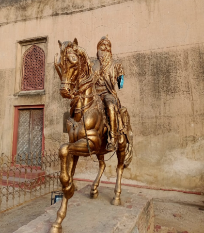 religious party activist arrested for vandalising statue of maharaja ranjit singh religious party activist arrested for vandalising statue of maharaja ranjit singh
