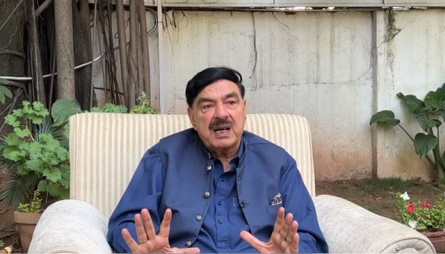 awami muslim league leader sheikh rashid gesturing during his interview screengrab awami muslim league leader sheikh rashid gesturing during his interview screengrab