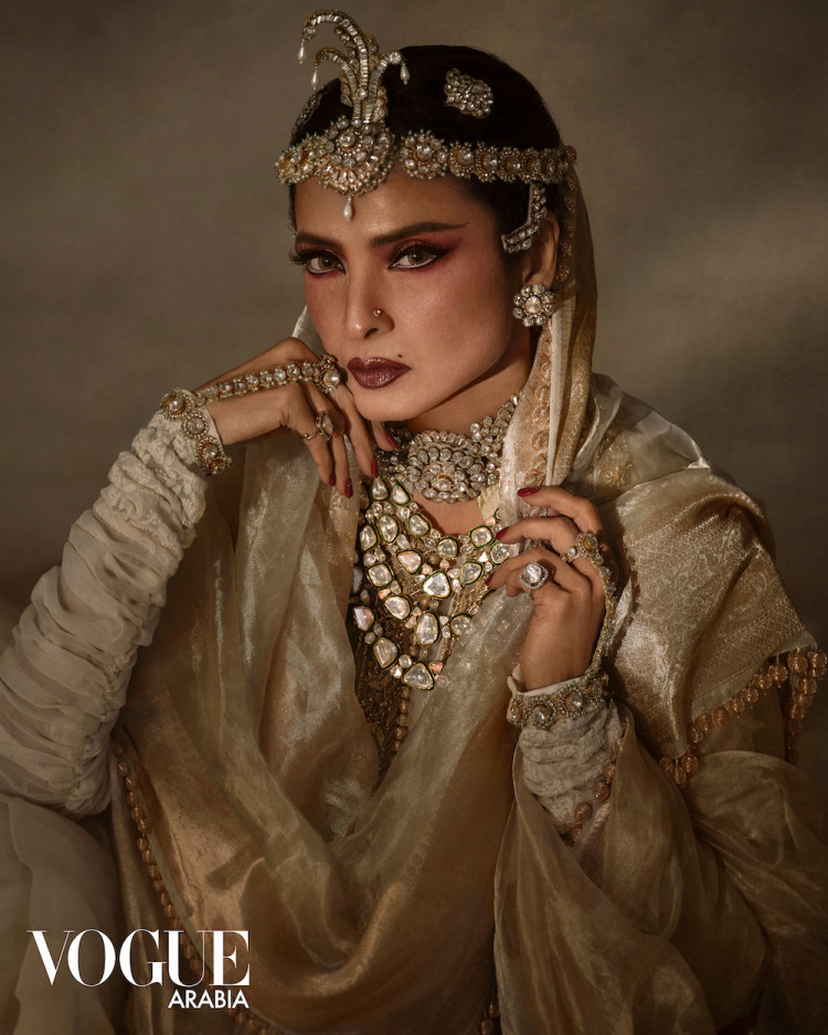 Rekha Makes Jaws Drop With Her First ever Vogue Cover