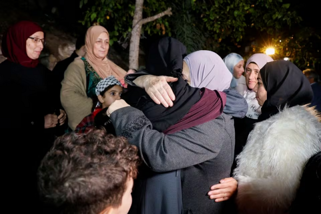 relief sadness for palestinian prisoners freed in hostage deal relief sadness for palestinian prisoners freed in hostage deal
