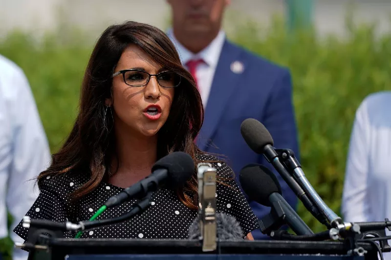 us rep lauren boebert r co flanked by other members of the house freedom caucus speaks during a news conference outside the u s capitol in washington u s july 29 2021 photo reuters us rep lauren boebert r co flanked by other members of the house freedom caucus speaks during a news conference outside the u s capitol in washington u s july 29 2021 photo reuters