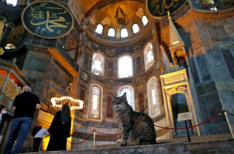 with the decision to turn the museum into a mosque turks have been wondering whether gli will have to move out photo reuters