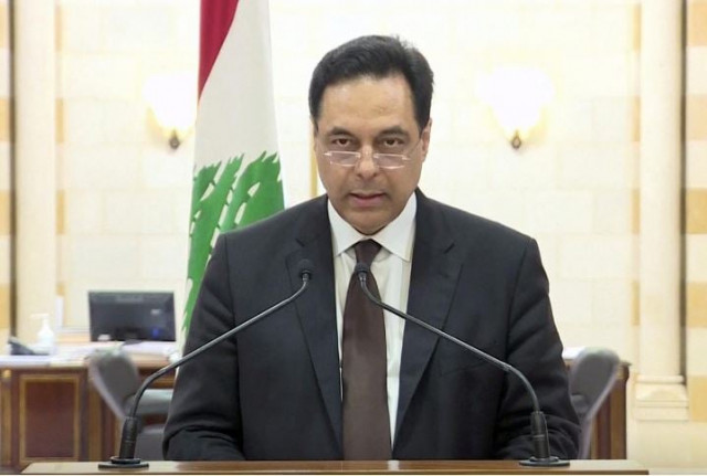 lebanon s prime minister hassan diab photo reuters lebanon s prime minister hassan diab photo reuters