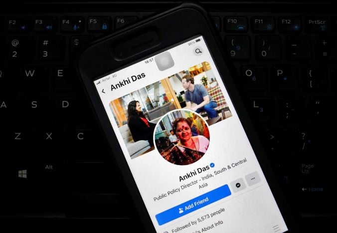 ankhi das facebook s public policy director for india south central asia is seen on her facebook page in this illustration picture taken august 19 2020 photo reuters