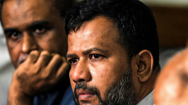 rishad bathiudeen leader of the all ceylon makkal party was arrested in a pre dawn raid lakruwan wanniarachchi afp file rishad bathiudeen leader of the all ceylon makkal party was arrested in a pre dawn raid lakruwan wanniarachchi afp file