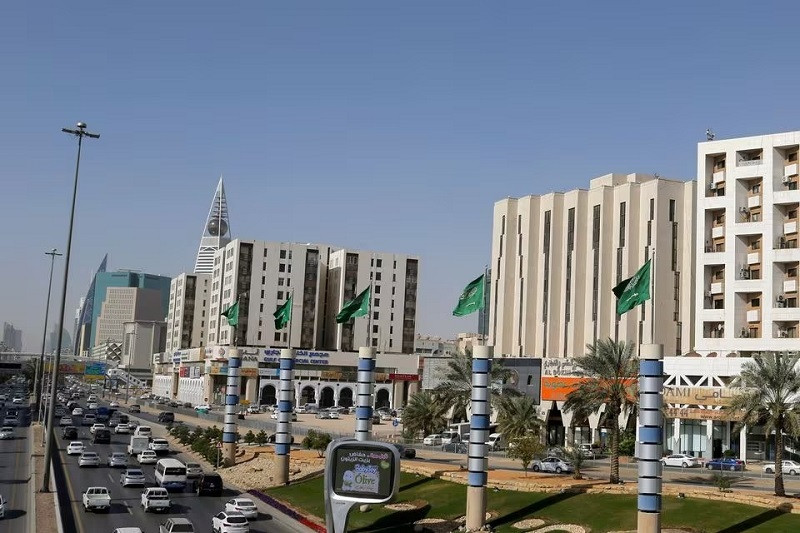 a view shows vehicles driving on a street in riyadh saudi arabia february 16 2021 photo reuters