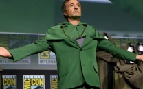 robert downey jr doctor doom first look revealed in full promo art at disney expo robert downey jr doctor doom first look revealed in full promo art at disney expo