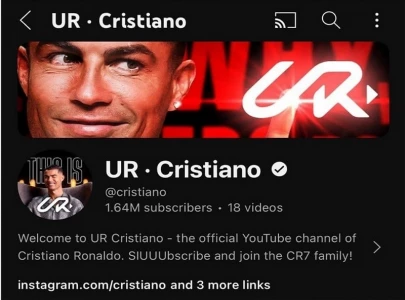 cristiano ronaldo s new youtube channel hits 1m subscribers in 90 minutes