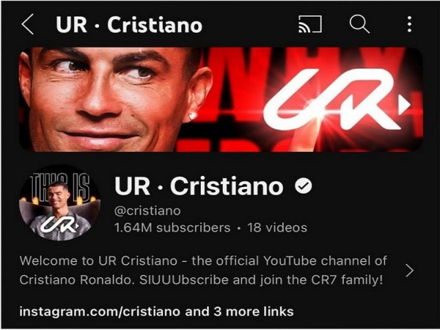 cristiano ronaldo s new youtube channel hits 1m subscribers in 90 minutes cristiano ronaldo s new youtube channel hits 1m subscribers in 90 minutes