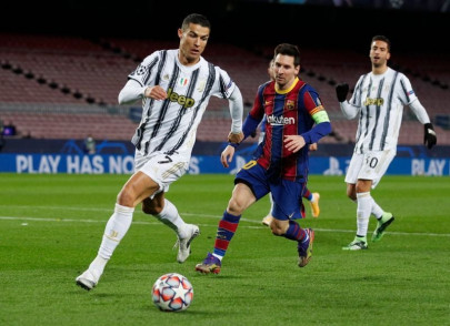 ronaldo gets the better of old foe messi ronaldo gets the better of old foe messi