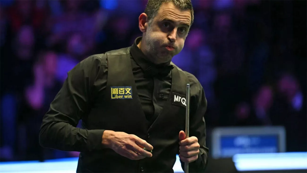 jocking seven time world champion ronnie o sullivan photo afp jocking seven time world champion ronnie o sullivan photo afp