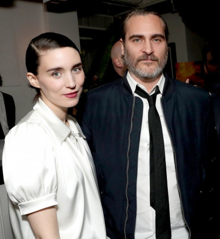 joaquin phoenix sparks marriage rumors after referring to rooney mara as his wife joaquin phoenix sparks marriage rumors after referring to rooney mara as his wife