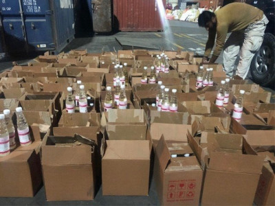 drugs worth rs34b recovered from rosewater bottles in karachi drugs worth rs34b recovered from rosewater bottles in karachi