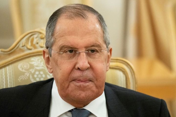 russia s foreign minister sergei lavrov attends a meeting with bahrain s foreign minister abdullatif bin rashid al zayani in moscow russia july 2 2021 pavel golovkin pool via reuters