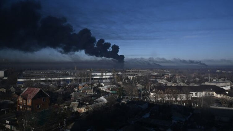 russia launches drone attack on kyiv ukraine hail photo reuters