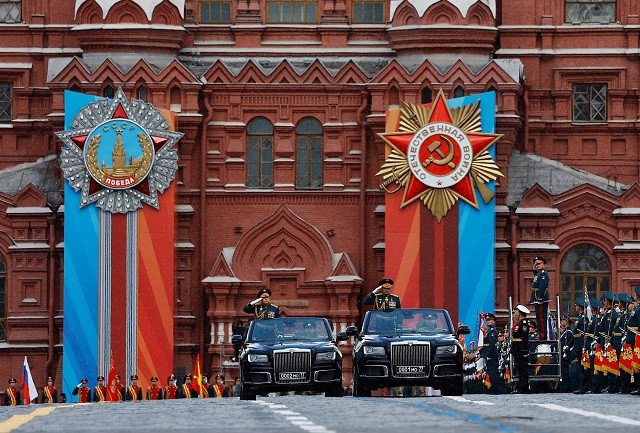 in pictures russia commemorates victory day with military parade