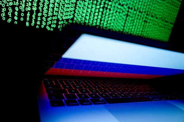 a russian flag is seen on the laptop screen in front of a computer screen on which cyber code is displayed in this illustration picture taken march 2 2018 photo reuters a russian flag is seen on the laptop screen in front of a computer screen on which cyber code is displayed in this illustration picture taken march 2 2018 photo reuters