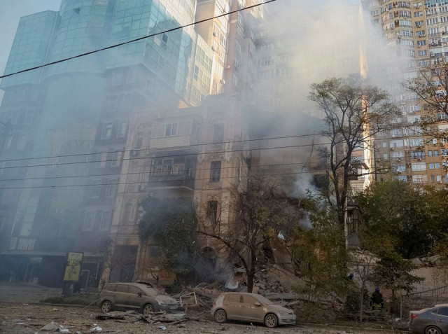 power cuts after ukrainian infrastructure pounded again on saturday power cuts after ukrainian infrastructure pounded again on saturday