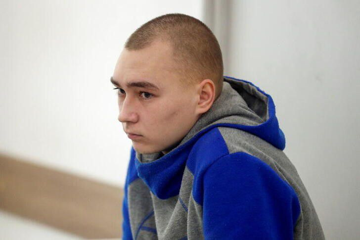 Photo of Russian soldier jailed for life in first war crimes trial of Ukraine war