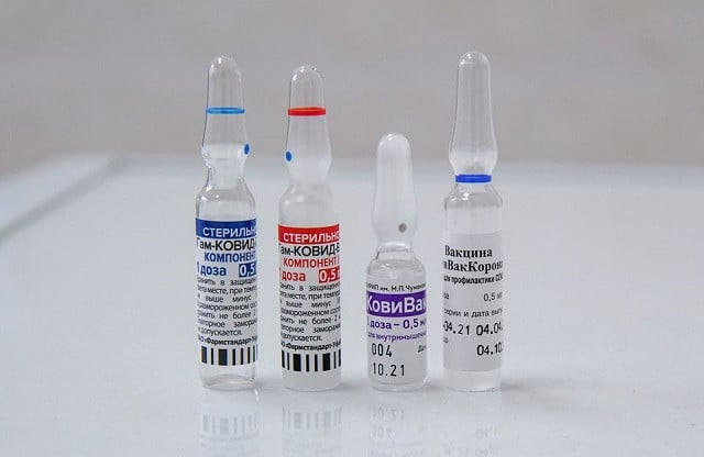 a view shows vials containing russian made vaccines against the coronavirus disease covid 19 during a demonstration at a regional clinical medical and rehabilitation centre in tver russia may 24 2021 vials contain vaccines gam covid vac or sputnik v developed by the gamaleya national center of epidemiology and microbiology covivac produced by the chumakov centre and epivaccorona made by vector state research centre of virology and biotechnology photo reuters a view shows vials containing russian made vaccines against the coronavirus disease covid 19 during a demonstration at a regional clinical medical and rehabilitation centre in tver russia may 24 2021 vials contain vaccines gam covid vac or sputnik v developed by the gamaleya national center of epidemiology and microbiology covivac produced by the chumakov centre and epivaccorona made by vector state research centre of virology and biotechnology photo reuters