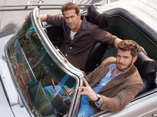 ryan reynolds and andrew garfield recall iconic golden globes kiss in candid conversation ryan reynolds and andrew garfield recall iconic golden globes kiss in candid conversation