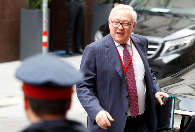 russian deputy foreign minister sergei ryabkov arrives for a meeting with us special envoy marshall billingslea in vienna austria june 22 2020 photo reuters russian deputy foreign minister sergei ryabkov arrives for a meeting with us special envoy marshall billingslea in vienna austria june 22 2020 photo reuters