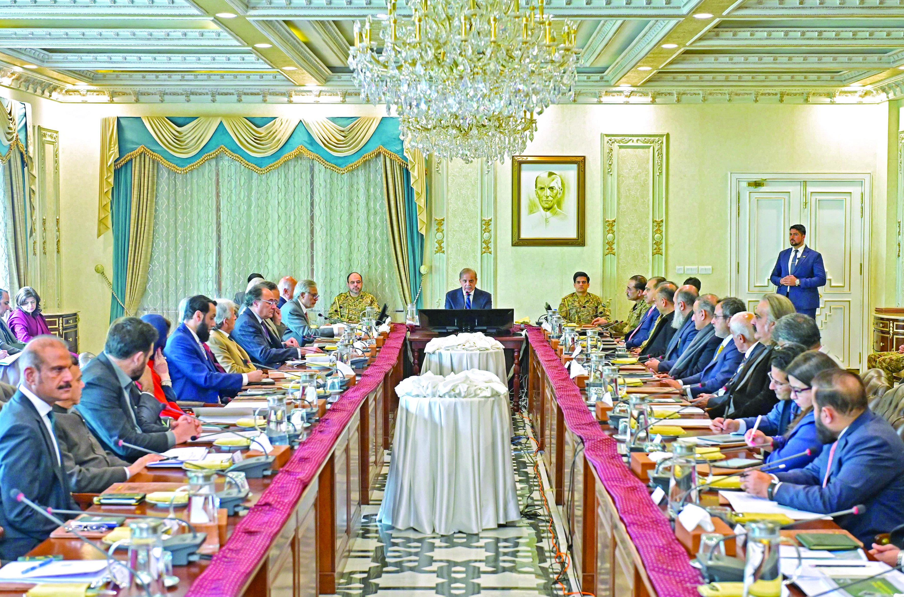 prime minister sshehbaz sharif presides over the 11th meeting of the apex committee of the special investment facilitation council photo app