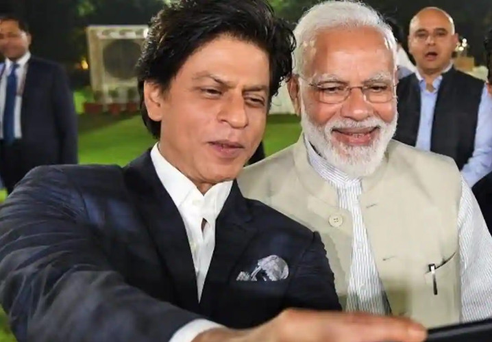 SRK gets flak for video in praise of Modi, parliament