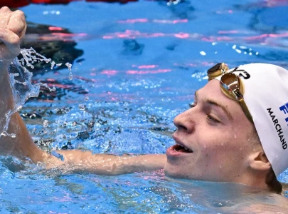 marchand can handle paris olympics pressure