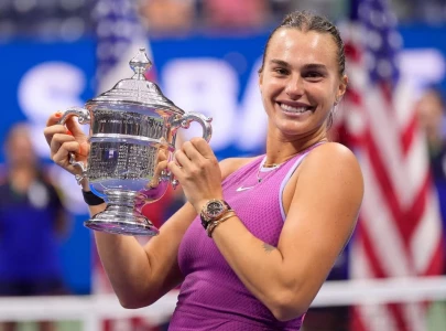sabalenka finally lifts us open trophy