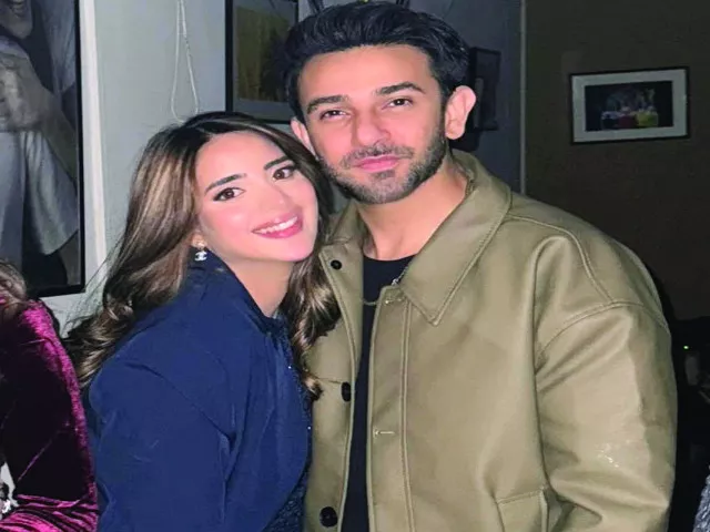 saboor ali and ali ansari mark third anniversary saboor ali and ali ansari mark third anniversary