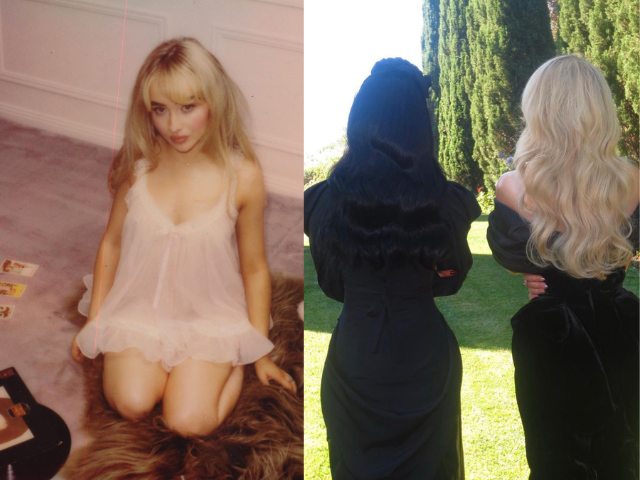 sabrina carpenter and jenna ortega kiss in the taste music video from new album short n sweet