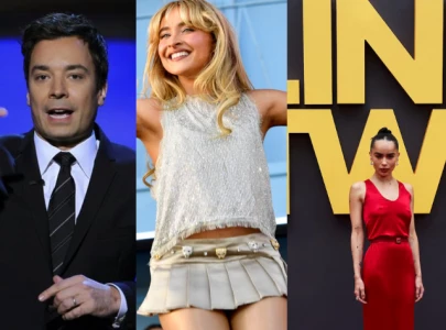 sabrina carpenter and zo kravitz embrace demure trend on tonight show with jimmy fallon sabrina carpenter and zo kravitz embrace demure trend on tonight show with jimmy fallon