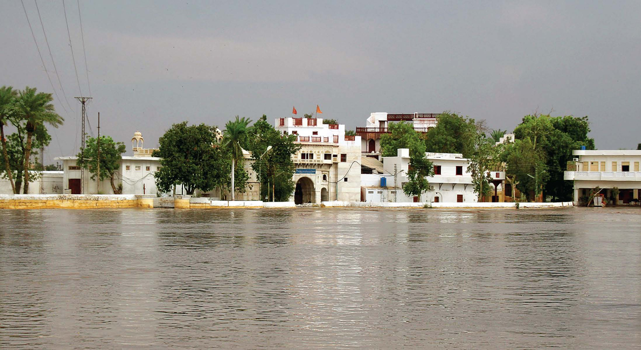 sadhu bela drowns as barrages groan