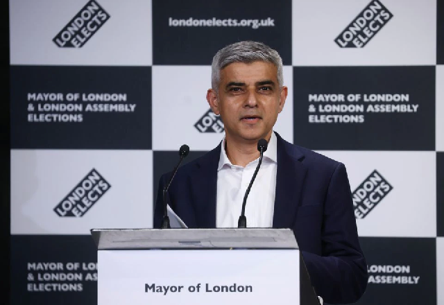 mayor of london sadiq khan speaks after being re elected in the london mayoral election at the city hall in london britain may 8 2021 photo reuters