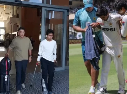 saim ayub heads to london for treatment after ankle injury saim ayub heads to london for treatment after ankle injury