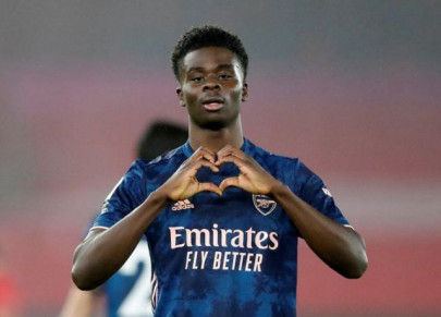 arteta hails saka improvement after win at southampton