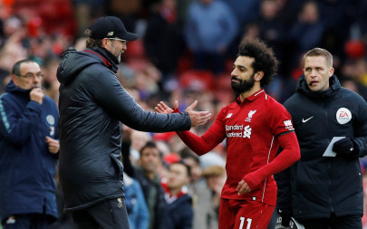 salah is happy at liverpool says klopp salah is happy at liverpool says klopp