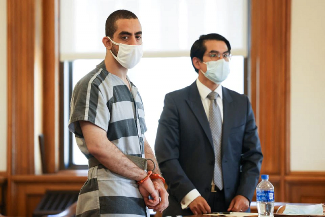 hadi matar appears in court on charges of attempted murder and assault on author salman rushdie in mayville new york us august 18 2022 photo reuters hadi matar appears in court on charges of attempted murder and assault on author salman rushdie in mayville new york us august 18 2022 photo reuters