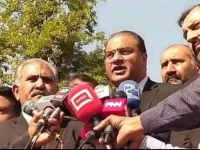 former premier imran khan s counsel in the cypher case salman safdar speaks to media outside adiala jail photo screengrab file former premier imran khan s counsel in the cypher case salman safdar speaks to media outside adiala jail photo screengrab file