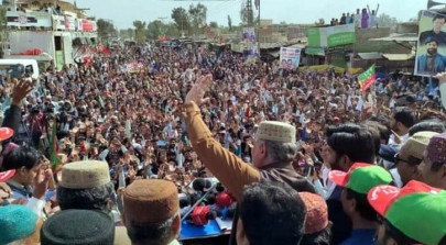 pti s huqooq e sindh march enters mirpurkhas pti s huqooq e sindh march enters mirpurkhas