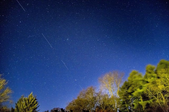 spacex starlink 5 satellites are pictured in the sky seen from svendborg on south funen denmark april 21 2020 photo reuters spacex starlink 5 satellites are pictured in the sky seen from svendborg on south funen denmark april 21 2020 photo reuters